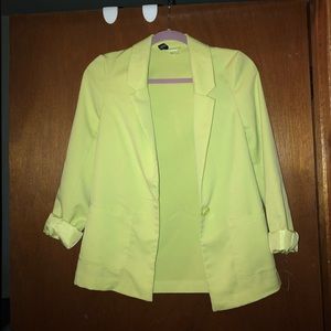 H&M Lime Green Blazer